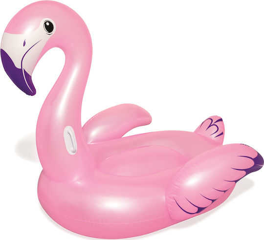Bestway Φουσκωτό Ride On Θαλάσσης Flamingo με Χειρολαβές Ροζ 173x170cm