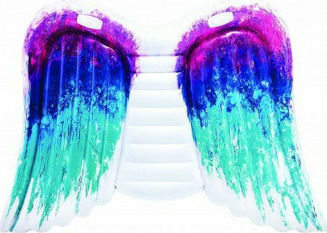 Intex Angel Wings Inflatable Mattress for Sea with Handles 251x160cm