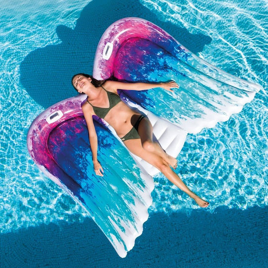 Intex Angel Wings Inflatable Mattress for Sea with Handles 251x160cm
