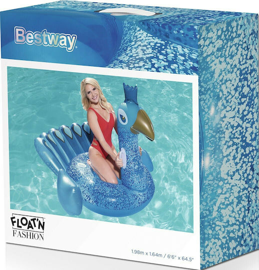 Bestway Φουσκωτό Στρώμα Θαλάσσης με Χειρολαβές Γαλάζιο 198x164cm