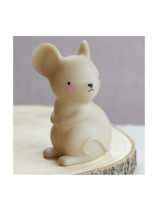 A Little Lovely Company Παιδικό Διακοσμητικό Φωτιστικό Little Mouse Μπεζ