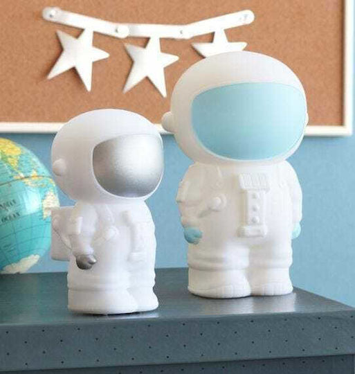 A Little Lovely Company Kids Decorative Lamp Astronaut White 8.3x7.5x13εκ.