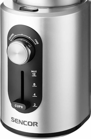 Sencor Electric Coffee Grinder 200W for 60gr Beans Silver