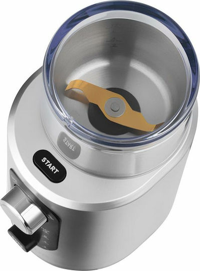 Sencor Electric Coffee Grinder 200W for 60gr Beans Silver