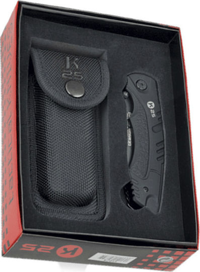 K25 Pocket Tactica Πολυεργαλείο Μαύρο σε Θήκη