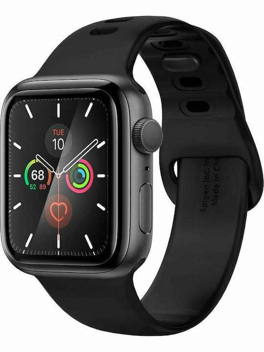 Spigen ProFlex EZ Fit Закалено стъкло за цялото лице за Apple Watch 44 мм 2бр AFL01220