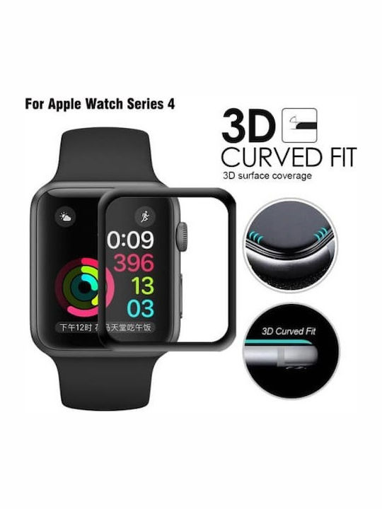 Full Tempered Glass Apple Watch Series 4 44mm Full Face Tempered Glass pentru Apple Watch 44mm 1buc