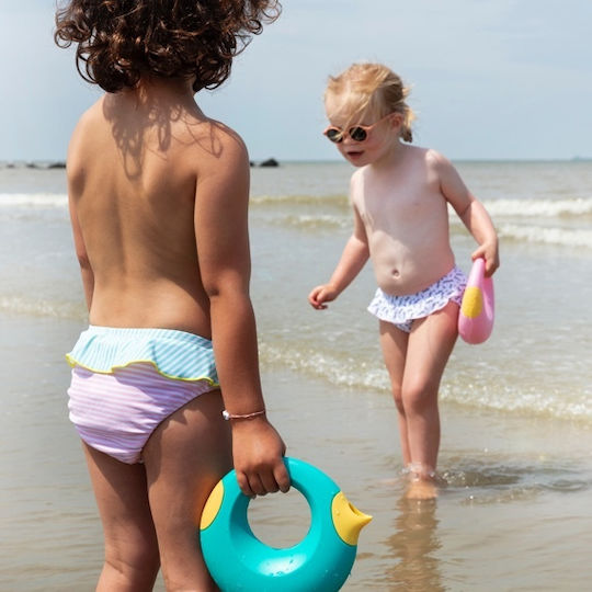 Quut Cana Small Udare Scrunch De Plajă Din Plastic Albastru