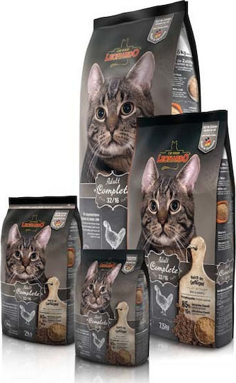 Leonardo Adult Complete 32/16 Суха Храна за Възрастни Котки с Птици 0.4кг