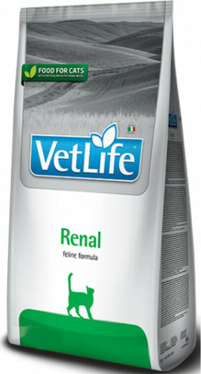 Farmina Vet Life Renal Hrană Uscată fără Gluten pentru Pisici Adulte cu Porumb / Pui / Orez 0.4kg