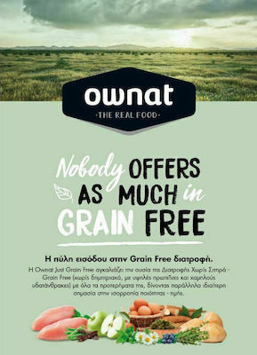 Ownat Grain Free Sterilized Ξηρά Τροφή για Στειρωμένες Γάτες με Κοτόπουλο 8kg