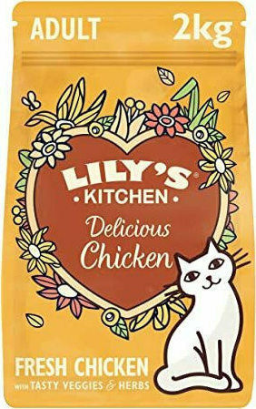 Delicious Trockenfutter für erwachsene Katzen mit Huhn 2kg