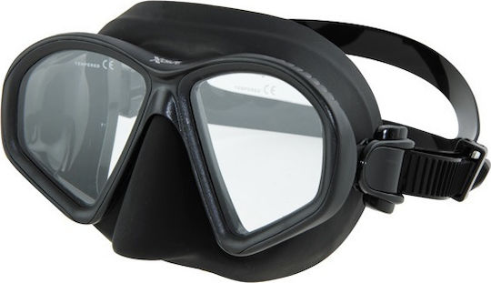 XDive Venom III Black Silicone Diving Mask