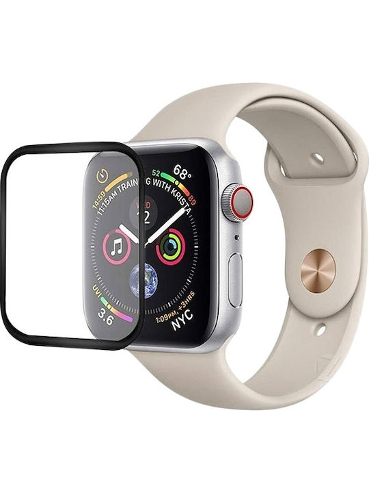 3D Fullcover 0.3mm Full Glue Full Face Tempered Glass for the Apple Watch 44mm 1pcs HSG195BLK