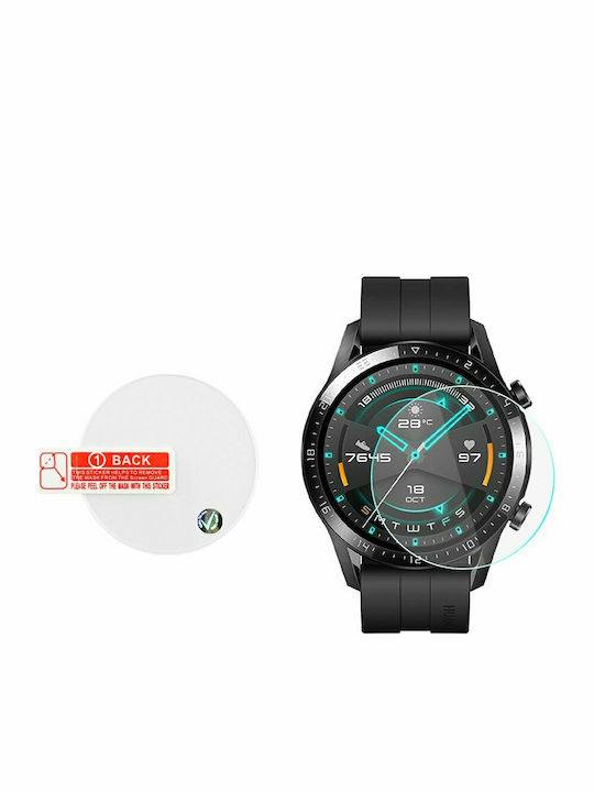 Volte-Tel 0.26mm 2.5D Tempered Glass για το Huawei Watch GT2 46mm 2τμχ 8280993