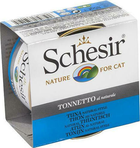Schesir Nature for Cat Υγρή Τροφή για Ενήλικες Γάτες σε Κονσέρβα με Τόνο χωρίς Γλουτένη 85gr