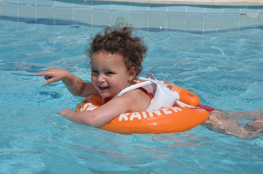 Freds Swim Academy Baby-Safe Swimming Aid Swimtrainer for 2-6 years Orange