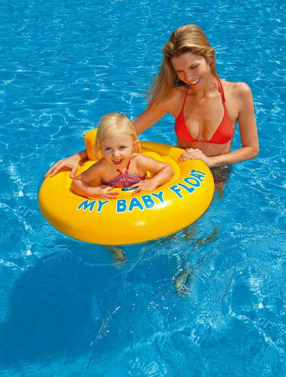 Intex Baby-Safe Swimming Aid Swimtrainer 70cm for 6 up to 12 Months Yellow