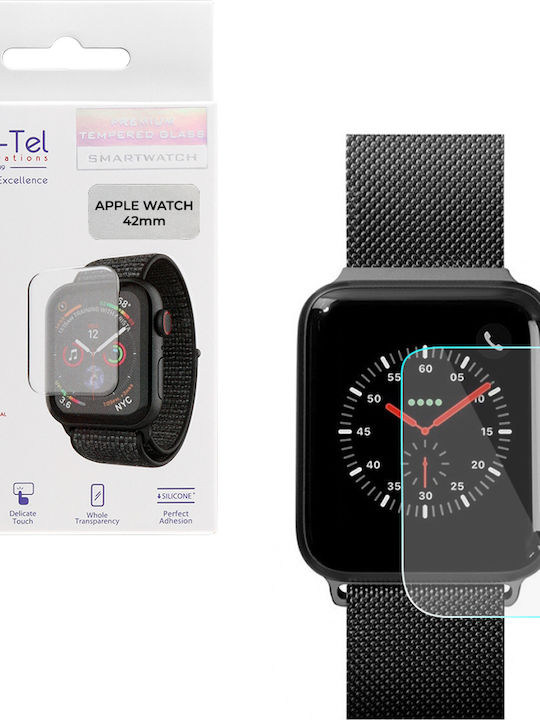 Volte-Tel 2.5D Full Glue Tempered Glass για το Apple Watch 42mm 1τμχ 8169625