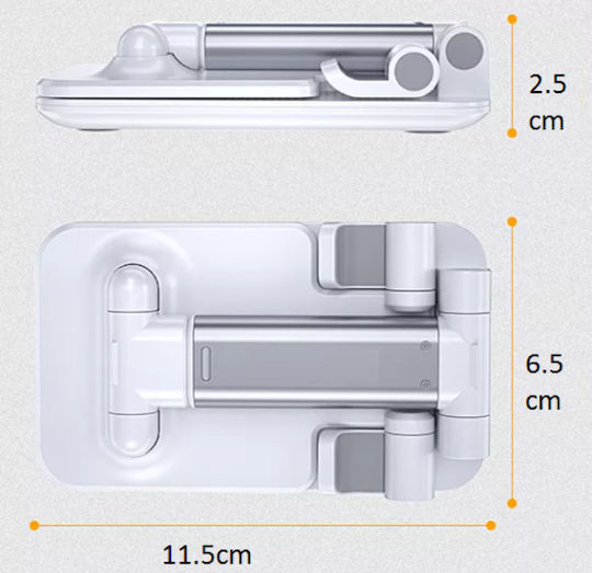 L305 Desk Stand for Mobile Phone in White Colour