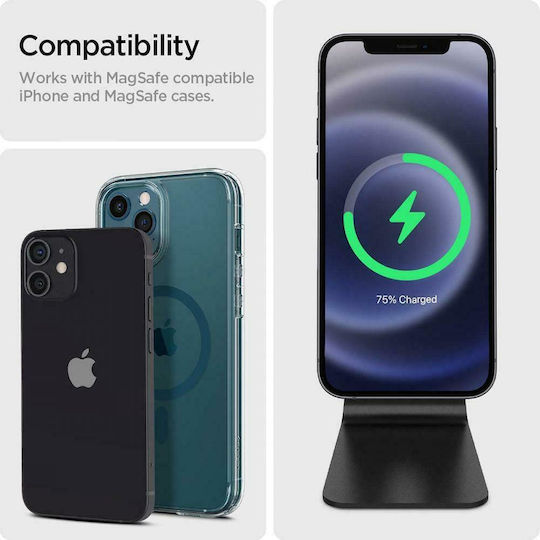 Spigen Onetap Βάση Φόρτισης MagSafe σε Μαύρο χρώμα