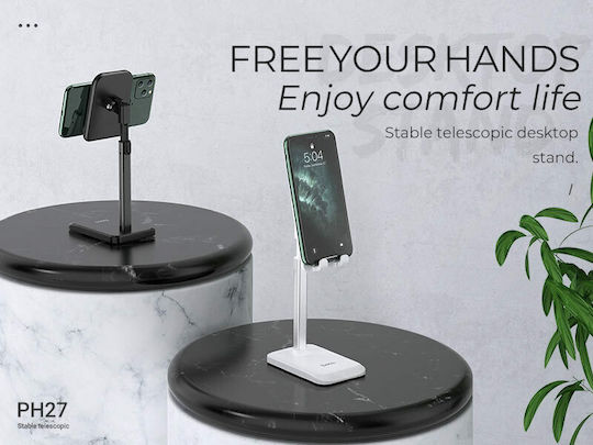 Hoco PH27 Stable Desk Stand for Mobile Phone in Black Colour
