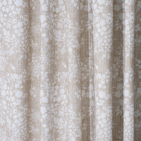 Anna Riska Vorhang mit Bleistiftfalten Russell 1 Beige 280x270cm