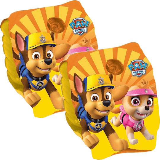 Gim Sky Μπρατσάκια Κολύμβησης 3-6 ετών Paw Patrol 25x15εκ. Πορτοκαλί