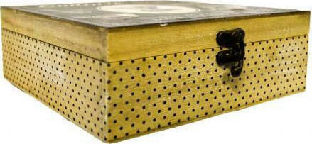 SP Souliotis Do Mend Sewing Box Wooden 20x20cm