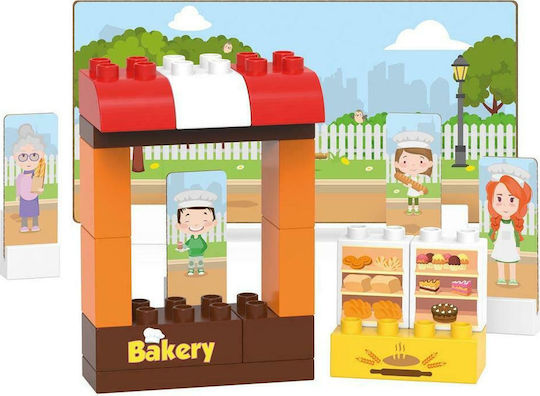 Biobuddi Blocks Build the Neighborhood Oven for 1.5-6 years Years 29pcs