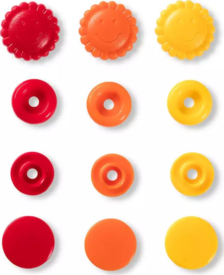 Prym Love Yellow Plastic Sewing Supply 21pcs