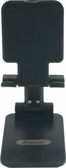 Andowl Q-L020 Desk Stand for Mobile Phone in Black Colour