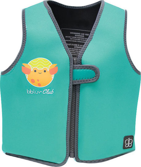 Bbluv Kids' Life Jacket Neoprene with Removable Bricks Turquoise Naj