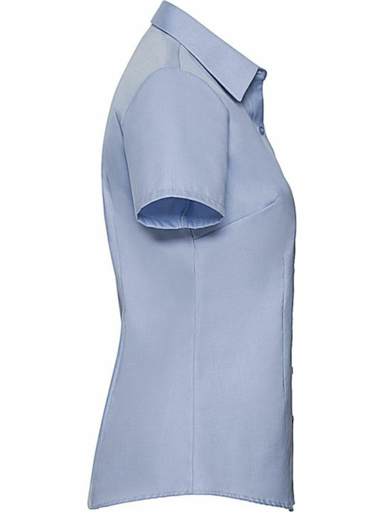 Russell Europe Women's Promotional T-shirt Short Sleeve in Light Blue Color