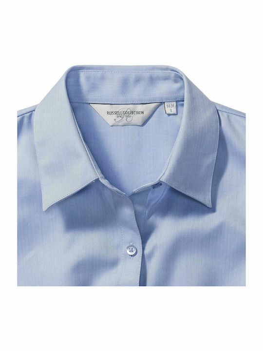 Russell Europe Women's Promotional T-shirt Short Sleeve in Light Blue Color