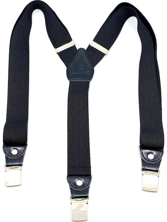 Legend Accessories Suspenders Monochrome Black