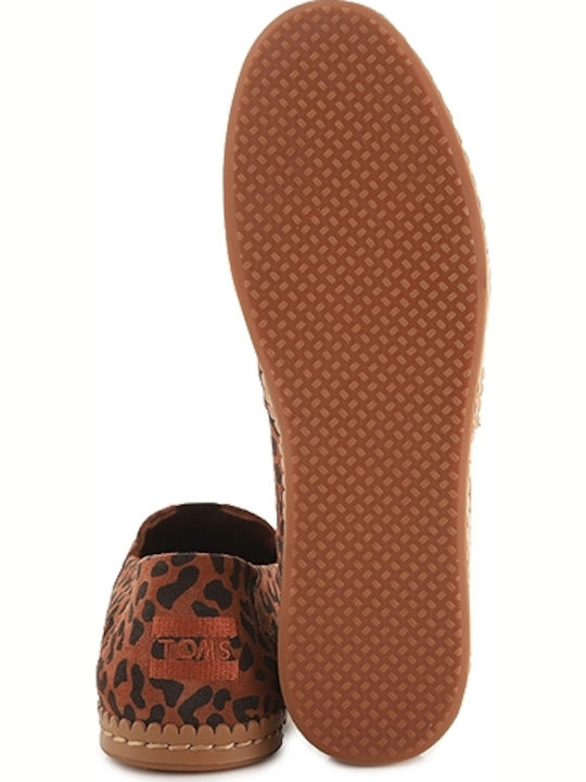 Alpargata Wrap Suede Γυναικείες Εσπαντρίγιες Dark Ember Leopard