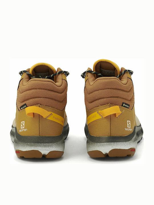 Salomon Predict Hike Mid GTX Ανδρικά Ορειβατικά Μποτάκια Κίτρινα