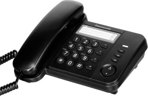 Panasonic KX-TS520EX2 Corded Office Phone Black KX-TS520EX2B