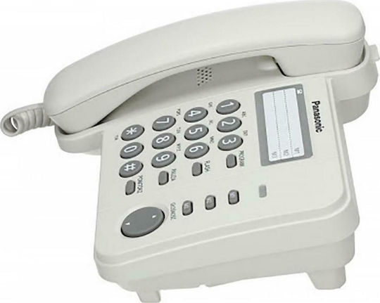 Panasonic KX-TS520EX2 Corded Phone Office White KX-TS520EX2W