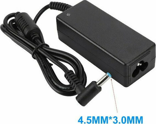HP Φορτιστής Laptop 45W 19.5V 2.31A για HP με Αποσπώμενο Καλώδιο Τροφοδοσίας