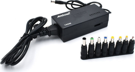 Andowl Universal Laptop-Ladegerät 100W 24V und mit Steckerset