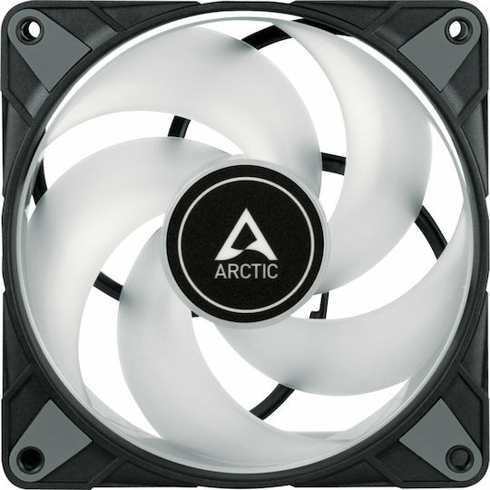 Arctic P12 PWM PST Gehäuselüfter 120mm (2000rpm / 48,8cfm) mit ARGB Beleuchtung und Verbindung 4-Pin