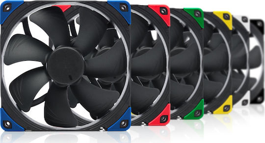Noctua NF-A14 chromax.black.swap Case Fan 140mm (1500rpm / 82.5cfm) Χωρίς Led Φωτισμό και Σύνδεση 4-Pin PWM