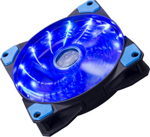 Marvo FN10 Case Fan 120mm with Red Lighting and Connection 3-Pin / 4-Pin Molex 1pcs