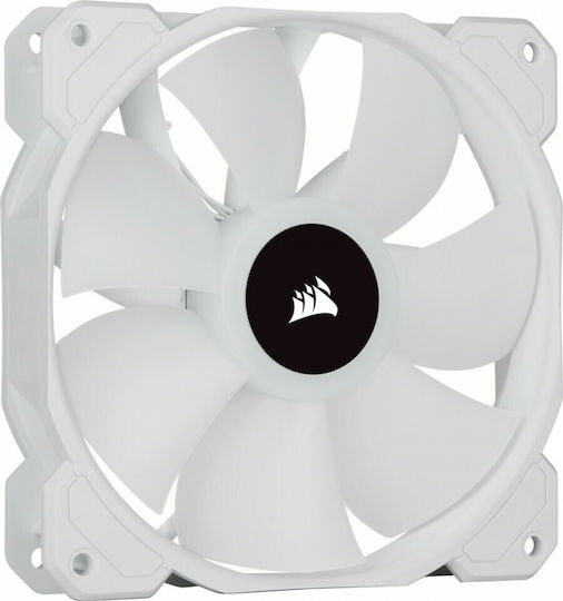 Corsair iCUE SP120 Elite Performance Case Fan 1500rpm 47.73cfm with ARGB Lighting and 4-Pin PWM Connection 3pcs White