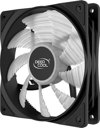 Deepcool RF120 Case Fan 1300rpm 48.9cfm With Red Lighting And Connection 3-Pin 4-Pin Molex