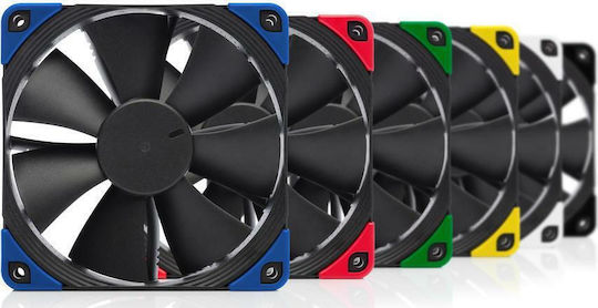 Noctua NF-S12A chromax.black.swap Case Fan 120mm (1200rpm / 63.2cfm) Without LED Lighting and 4-Pin PWM Connection