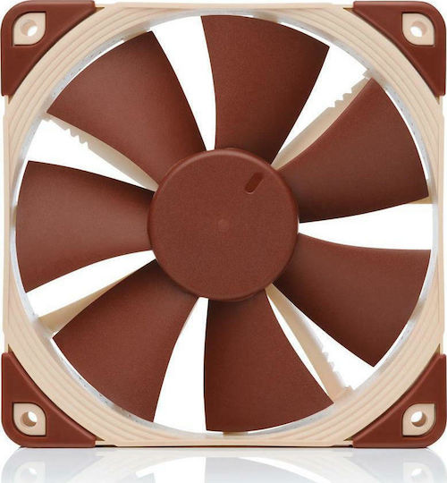 Noctua NF-F12 Ventilator Pentru Carcasă 120mm (1500rpm / 54.97cfm) Fără Iluminare LED și Conexiune 4-Pin PWM Maro