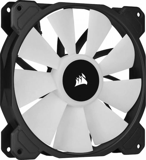 Corsair iCUE SP140 RGB Elite Performance Gehäuselüfter mit Verbindung 4-Pin PWM 2Stück Schwarz